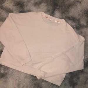 WHITE GUESS CREWNECK